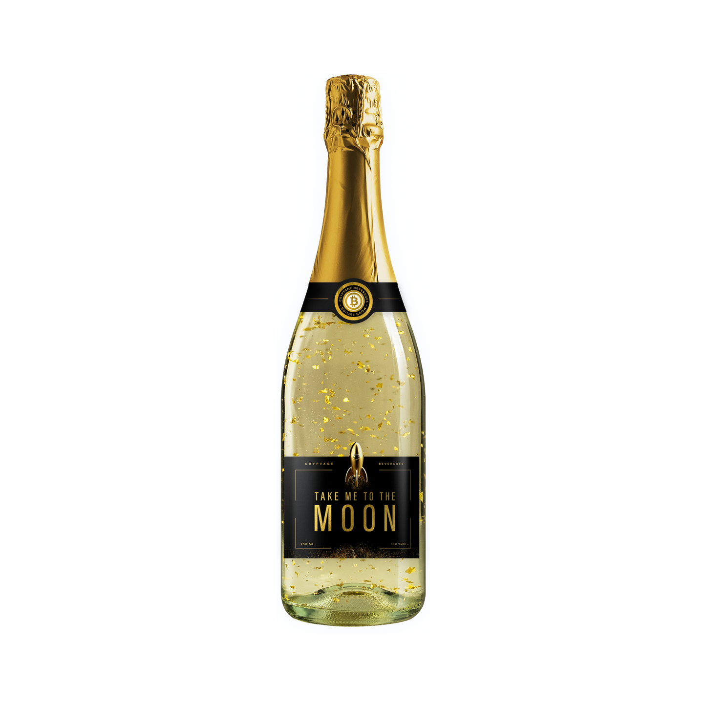 Moon bottle, Front side