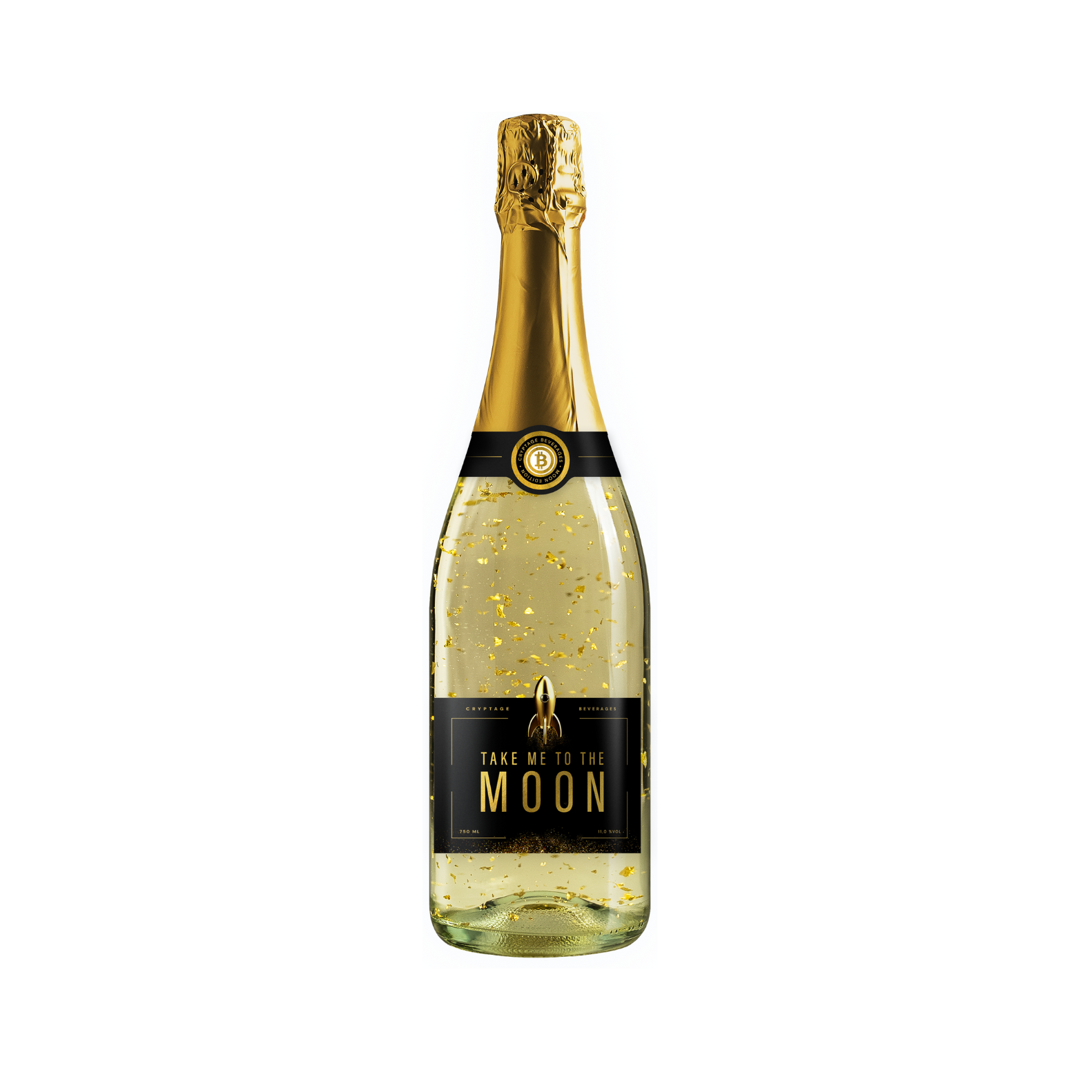 Moon bottle, Front side
